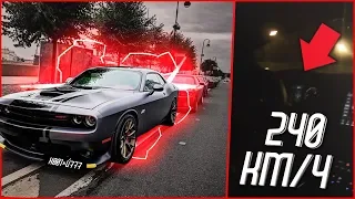 ДРИФТ СХОДКА В МОСКВЕ и 240 КМ/Ч НА DODGE CHALLENGER SRT!