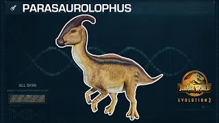 All Parasaurolophus Skins - Jurassic World Evolution 2