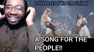 LOVEBITES / We The United [Official Live Video taken from "Knockin' At Heaven's Gate] REACTION!!