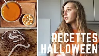 VERS DE TERRE & SOUPE - RECETTES HALLOWEEN