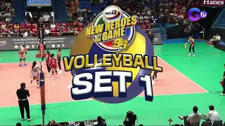 NCAA Women's Volleyball Perpetual vs. Arellano (First Set) | NCAA Season 99