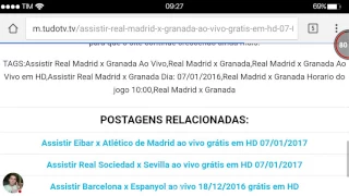 real Madrid vs granada ao vivo