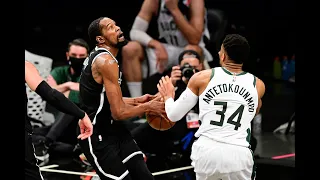 Kevin Durant vs Giannis Antetokounmpo - All 1 On 1 Plays | 2021 NBA Playoffs