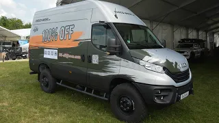 Wohnmobil 4x4 Iveco Daily H2 in Militär Defense Ausführung. 3 Sperren 3l Motor Iveco West Düsseldorf