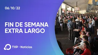 El panorama en la terminal de ómnibus de Retiro