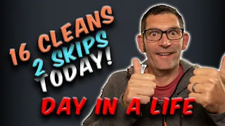 A Day In The Life Of A Window Cleaner | 16 Cleans 2 Skips!