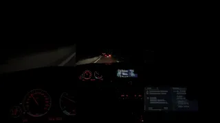 BMW F10 530d Night Driving