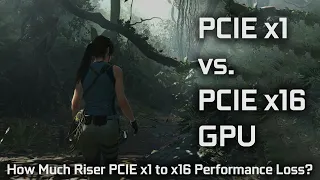 PCIE x1 (Riser) vs PCIE x16 | Test in Same Rig With RX 480 8GB