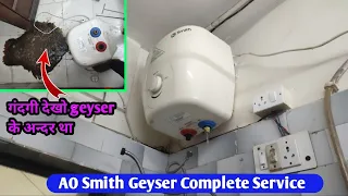 AO Smith Geyser से 1kg कीचड़ निकला🥵, AO Smith Geyser Service Process, How To Service AO Smith Geyser