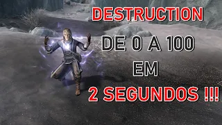 Destruction de 0 a 100 em 2 segundos - SKYRIM