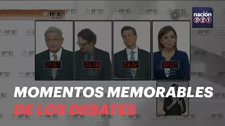 Los momentos inolvidables que nos dejaron los debates presidenciales