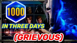 How To MAX General Grievous In THREE DAYS!!! (Or less... ( ͡° ͜ʖ ͡°)