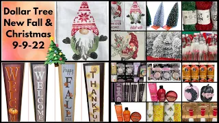 Dollar Tree 2022 NEW 1ST CHRISTMAS ITEMS & more Fall decor