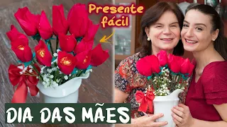 ROSAS DE BOMBOM: BUQUÊ PRONTO EM 15 MINUTOS (Chocolate para o Dia das Mães) - Cozinha do Bom Gosto