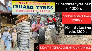 cheapest tyre market in mumbai | #tyre #superbike #mumbaimarket