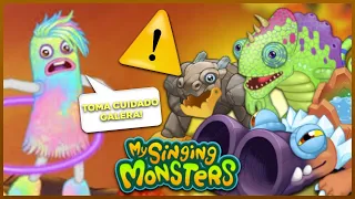 OS MONSTROS MAIS PERIGOSOS DO MY SINGING MONSTERS!