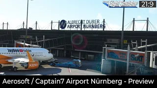 Aerosoft / Captain7 Airport Nürnberg - Preview ★ MSFS 2020 Deutsch