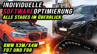 SOFTWARE für BMW X3M & X4M | F97/F98 | Zeiten 100-200 | Stages im Überblick | Aulitzky Tuning