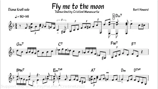 Diana Krall - Fly me to the moon (transcription)