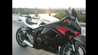 Продаю мотоцикл. Hyosung GT250R. Мост обогатитель. Замена амортизатора.