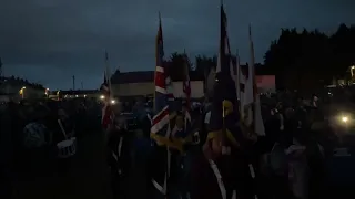 Clogher Valley Grenadiers FB - LCR Bonfire parade