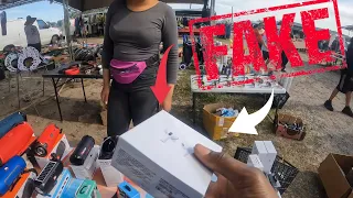 Crazy day at the flea market….EXPOSING THE FAKES