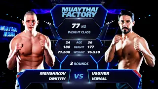 Muaythai Factory Кемерово 05.02.22 Меньшиков Дмитрий vs Uzuner Ismail