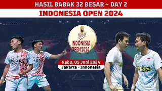 NGERI!! HASIL INDONESIA OPEN 2024 HARI INI ~ DAY 2 || WAKIL INDONESIA BERGUGURAN.