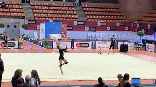 Lala Kramarenko Clubs Podium training VI Trofeu Internacional de Barcelona