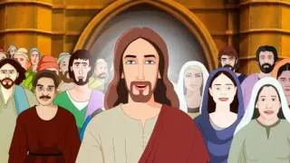 Bible stories for children - Jesus Raises a widow's son ( Animated Kids Cartoon in German )