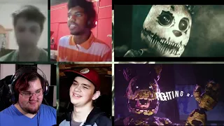 FNAF Song: "Afton Family" by KryFuZe (ApAngryPiggy Remix) [REACTION MASH-UP]