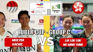 UBER CUP 2024 - Meilysa Puspitasasi/ Rachel A Rose vs Lui Lok Lok/Ng Wing Yung