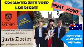 How to get a law job after completing your Juris Doctor or LLB (Australian lawyer tips)