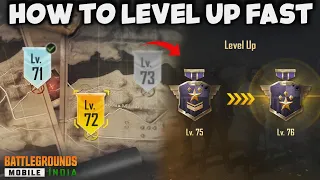 HOW TO INCREASE ID LEVEL IN BGMI | BEST TRICKS TO LEVEL UP FAST | BGMI | IN HINDI