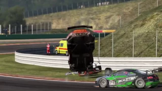 Spa Francorchamps Ruf Gt3 Ghost Crash