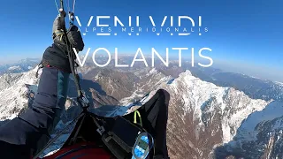 VENI VIDI VOLANTIS- Alpes Meridionalis EN-SUBTITLES (Solo bivuac paragliding adventure)