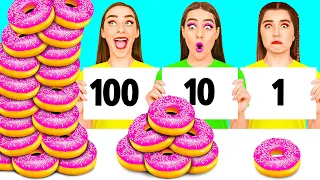 100 Camadas Alimentares Desafio | Guerras de Pegadinhas por DaRaDa Challenge