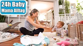 24h Alltag mit Baby 😍 Mama von 4 Kindern & Leben in Deutschland! Essen Schlafen Spielen! Mamiseelen