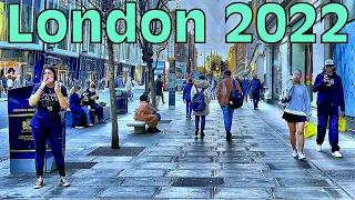 London HDR 4K | London STREETS Walk 2022 | SEEN UNSEEN Winter Walking Tour In Central London - 2022