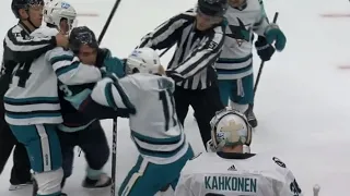 Seattle Kraken Vs San Jose Sharks Scrum