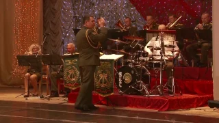 Концерт военного оркестра Пинского погранотряда и вокальной группы «Единство».