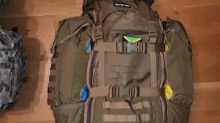 Four of my main larger backpacks