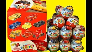 Cars 3 Kinder Surprise New Disney Cars Collection