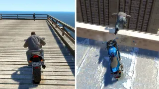 GTA IV - Motorcycle Ragdoll Compilation Vol. 4 (Euphoria Physics)