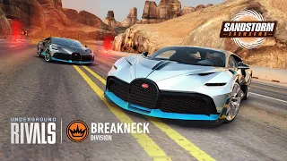 NFS:No Limits - Breakneck Division with 5⭐ Bugatti Divo | Underground RIVALS - Sandstorm Showdown