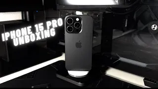 iPhone 15 Pro Unboxing & First Look!! Black Titanium, Should I Have Gotten Natural Titanium??