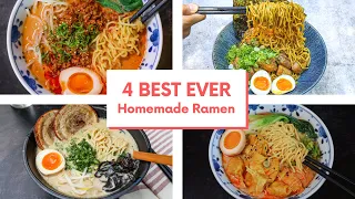 4 BEST EVER Easy Homemade Ramen Recipes You Must Try at Home #BingeWatch