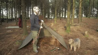 Tarpology - One Wind Solitary Ultralight Single Topped Cape Shelter -  First Look