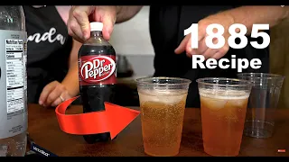 We Made The Original Dr Pepper Recipe From 1885 !!!