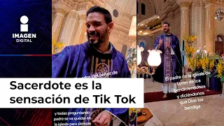 'Padre, hágame una bendición' Sacerdote causa sensación entre sus feligreses y no por su sermón